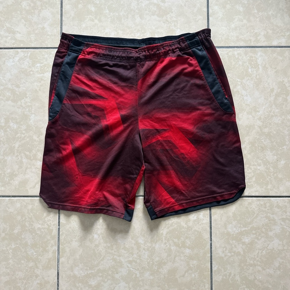 Champion Red and Black Sports Shorts
